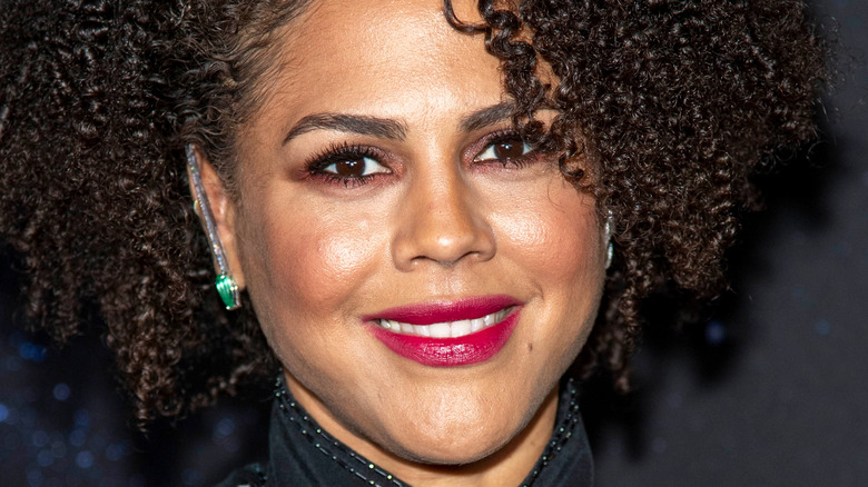 Lenora Crichlow smiling