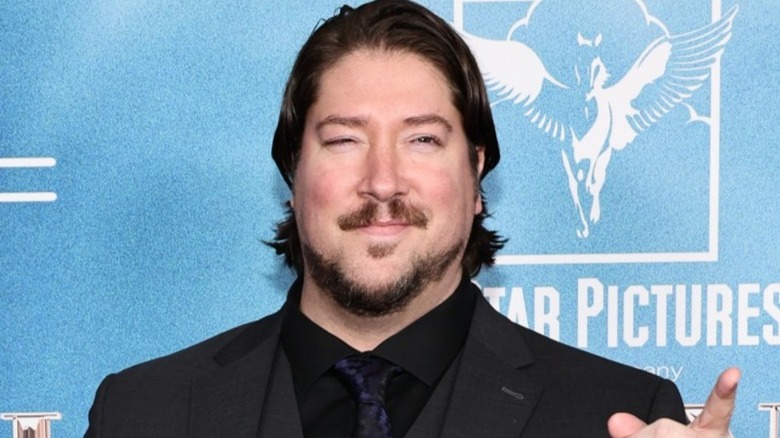 Tanner Beard pointing and smirking