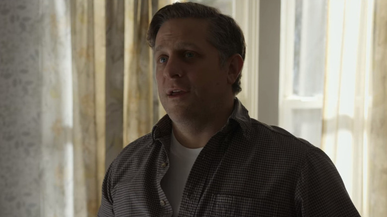 Craig's father looking distraught