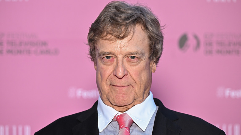 John Goodman with pink background