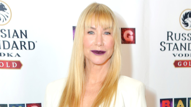 Caroline Williams with blonde hair
