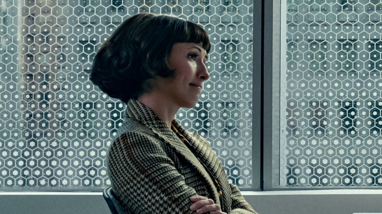 Ms. Arya sitting at her desk