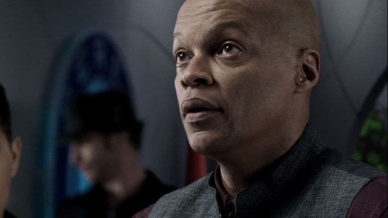 Michael Blake as Joon in "The Expanse"
