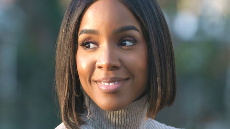 Emily smiling in close-up