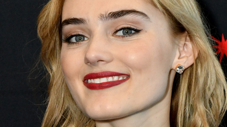 Meg Donnelly smiling at the camera