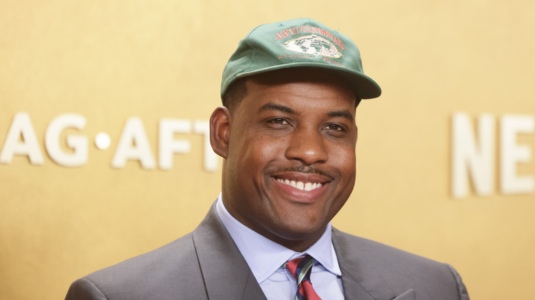 Lionel Boyce wearing a baseball cap