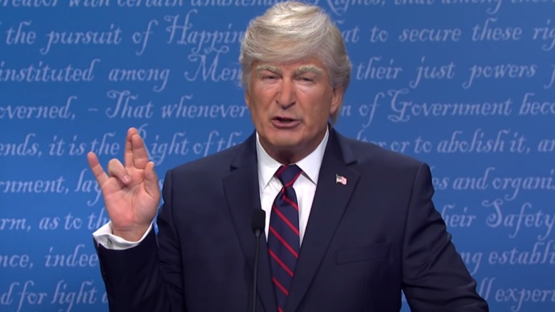 Alec Baldwin as Donald Trump 