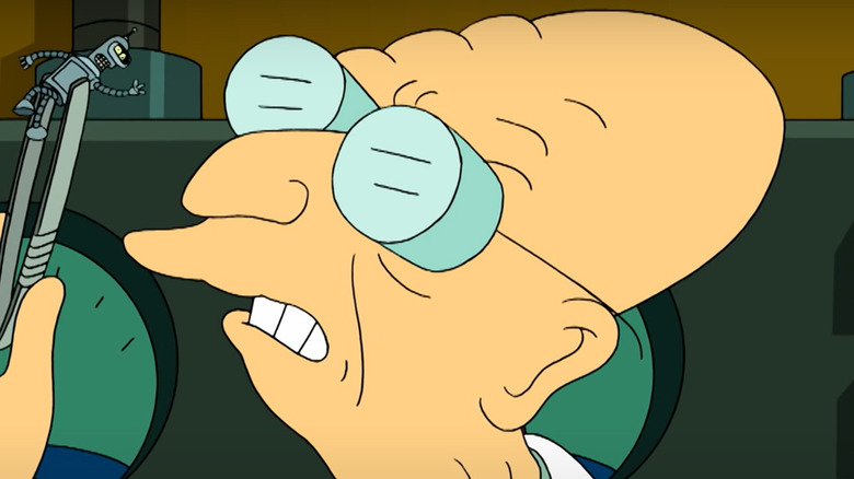 Farnsworth tweezing tiny Bender
