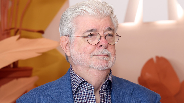 George Lucas smirking