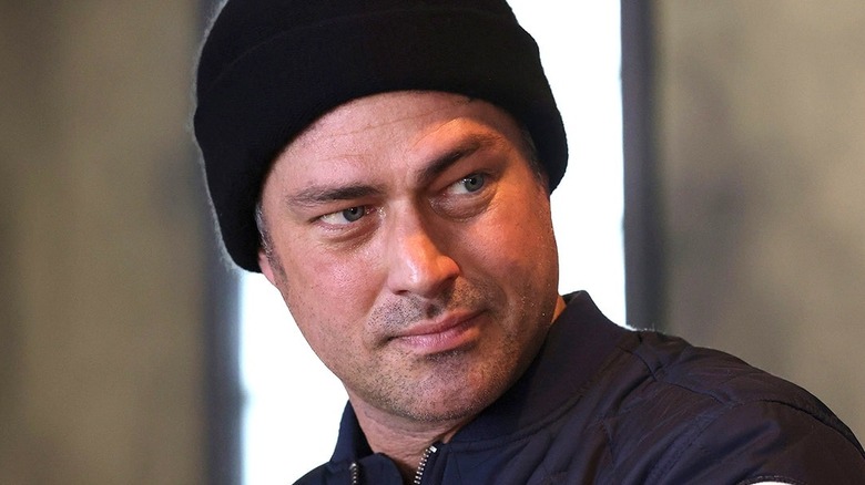 Kelly Severide looking suspicious on Chicago Fire