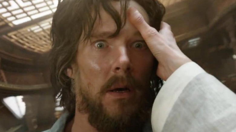 Benedict Cumberbatch Stephen Strange surprised