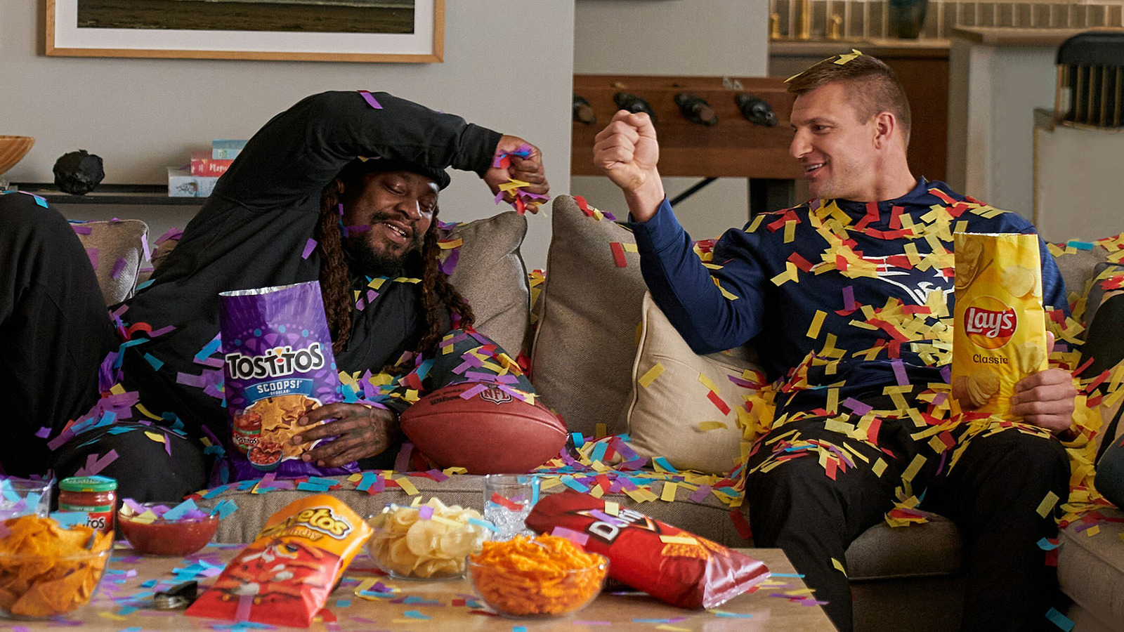 Who Are The Football Players In The Lays Super Bowl Commercial?