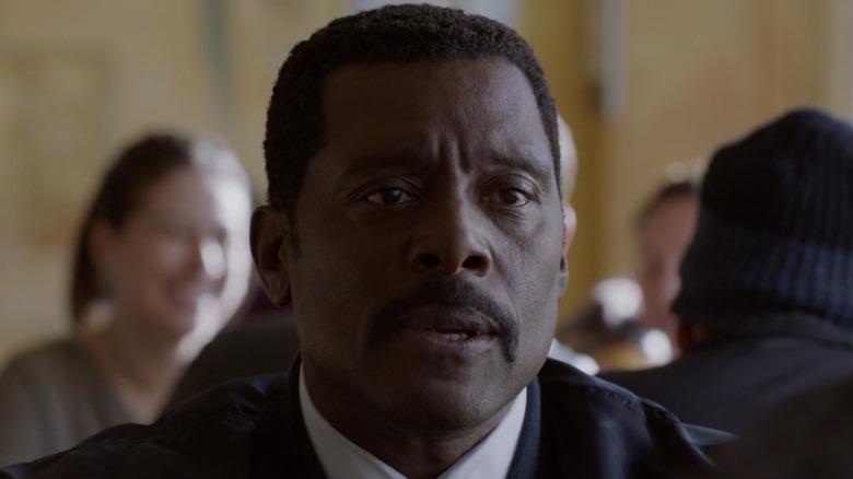 Eamonn Walker frowning on Chicago Fire