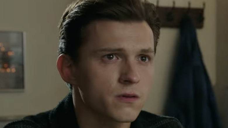 Peter Parker sad