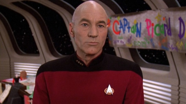 Captain Picard talking