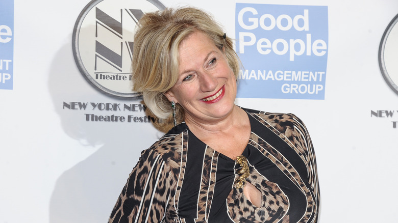 Jayne Atkinson smiling at event