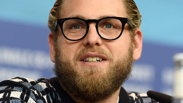 Jonah Hill speaking