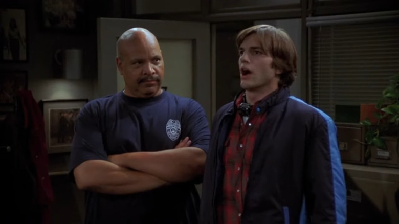 Officer Kennedy reprimanding Kelso