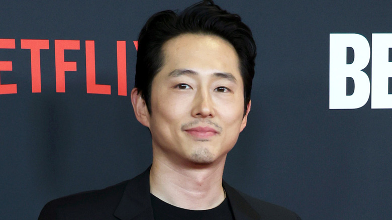 Steven Yeun smiling