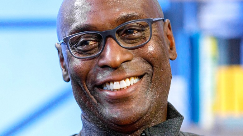 Lance Reddick smiling