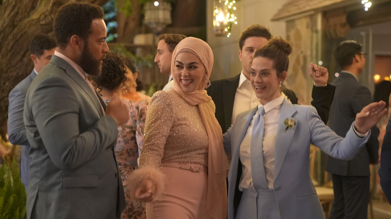 Iris Baker with Marjan Marwani and Joe