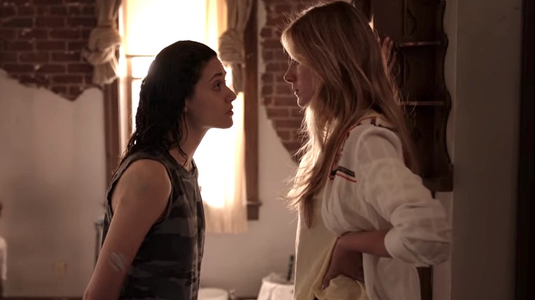 Fiona and Mel squaring off