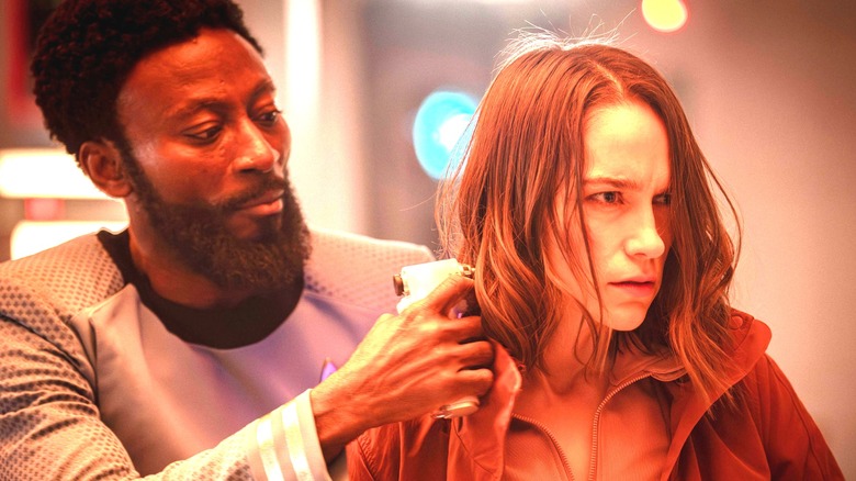 M'Benga treating Marie Batel on "Star Trek: Strange New Worlds" (2022-present)