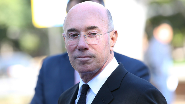 David Geffen walking