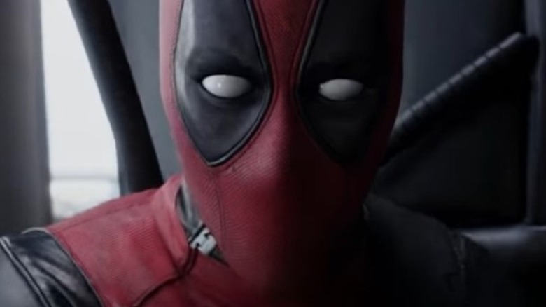 Deadpool staring at the camera