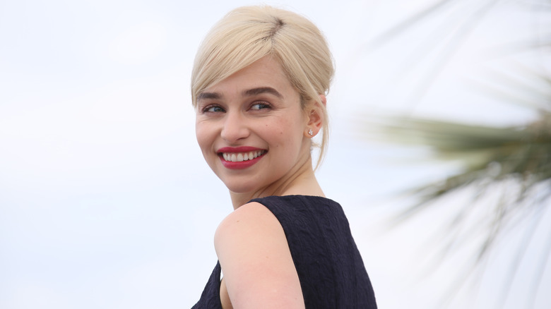 Emilia Clarke smiling