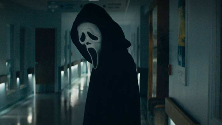 Ghostface in hospital hallway