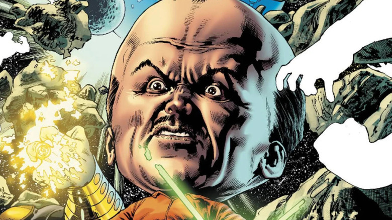 Hector Hammond looking angry in Hal Jordan and the Green Lantern Corps