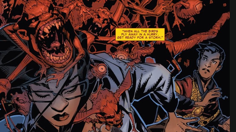 Mind maggots coming out of Zelma Stanton's read in Doctor Strange #1