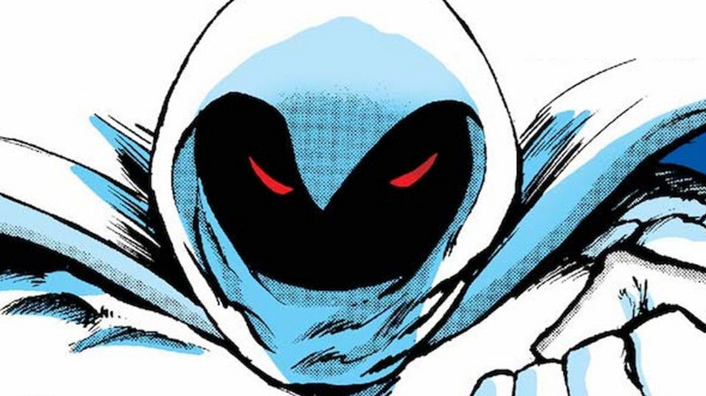 Moon Knight with red eyes