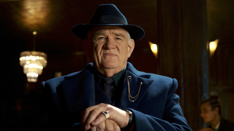 Silvermane staring ahead in Spider-Noir