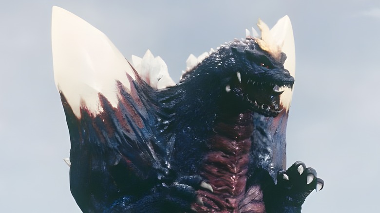 SpaceGodzilla roaring 