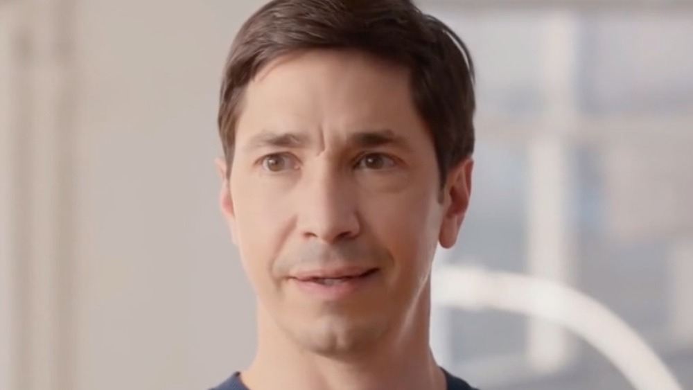 Justin Long looking quizzical