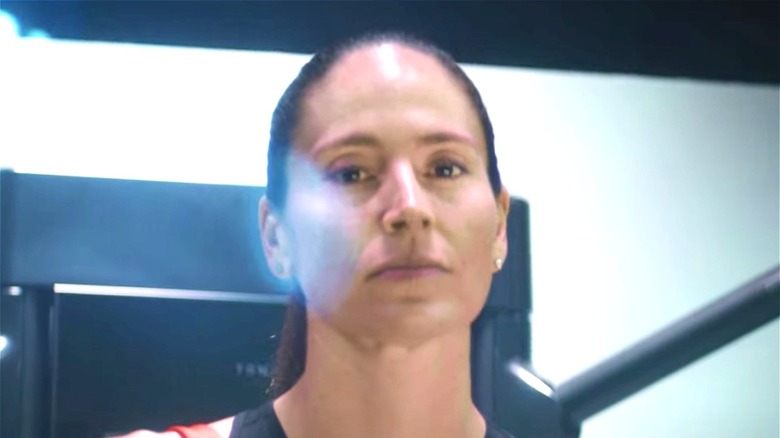 Sue Bird in Tonal's June 2021 commercial