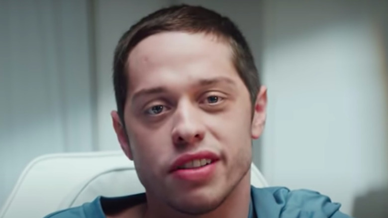 Pete Davidson looking at camera