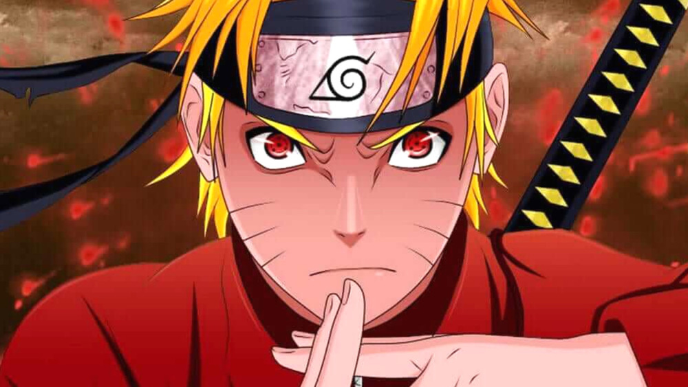 Naruto using jutsu