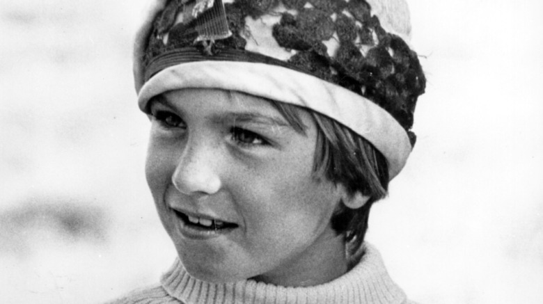 Young Tatum O'Neal smiling