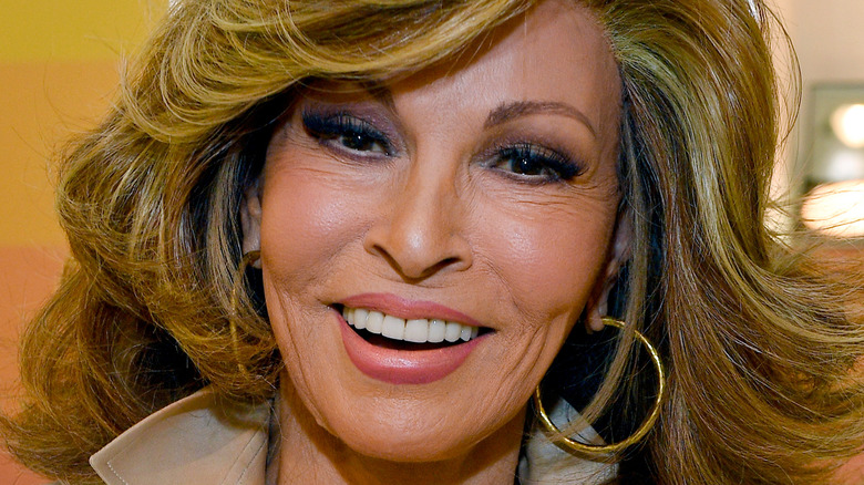 Raquel Welch smiling