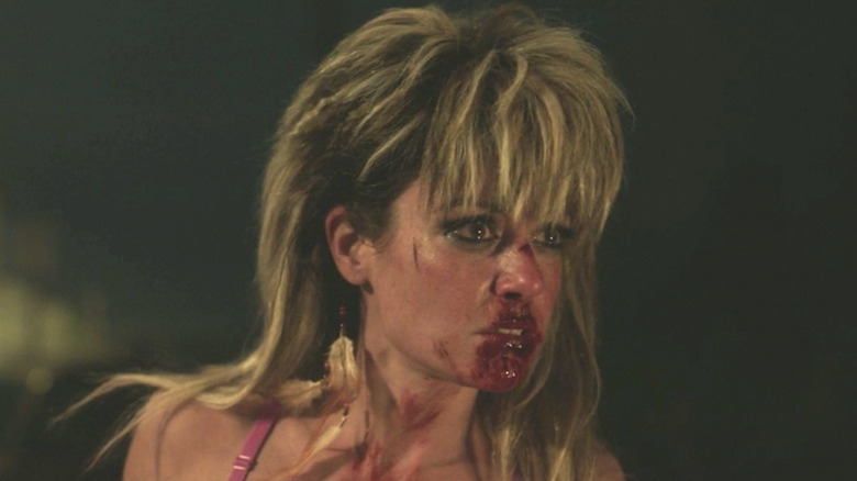 HBO Max Peacemaker Crystal Mudry bloody nose