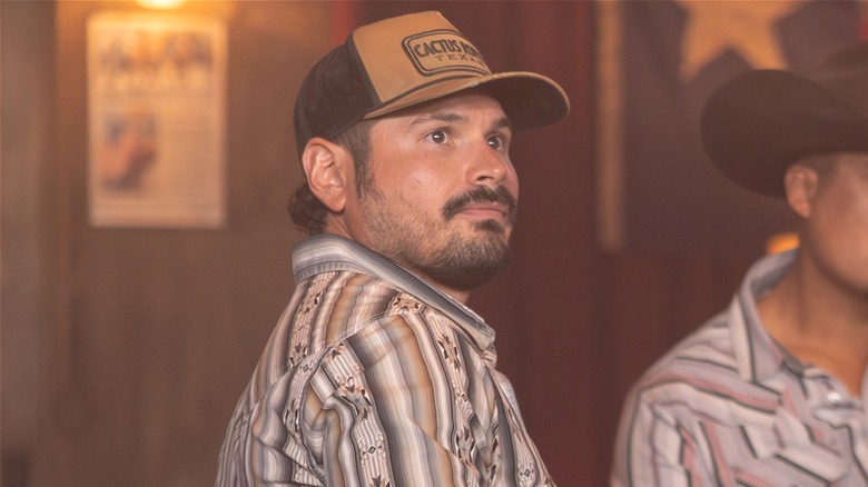 Azul Ramos wearing a baseball cap on Dutton Ranch