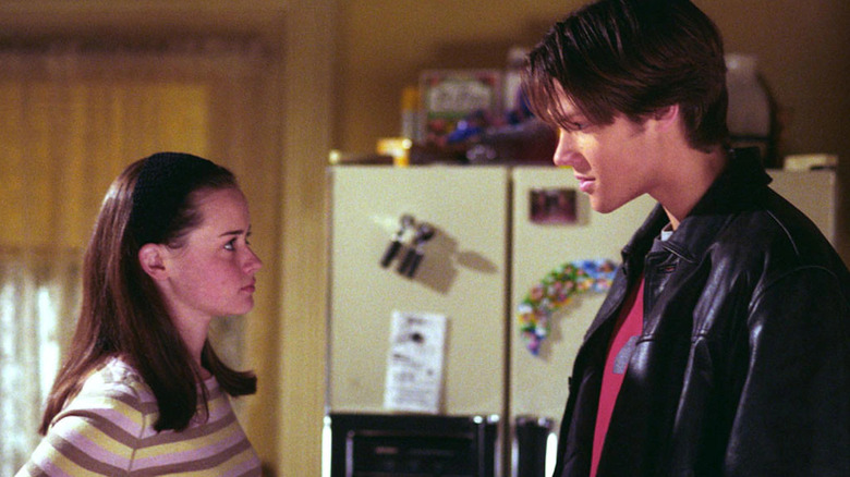 Dean and Rory talking in kitchen