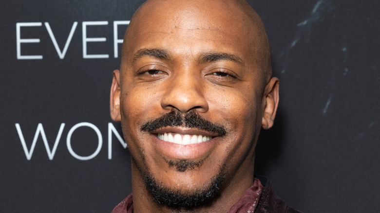 Mehcad Brooks smiling at an event