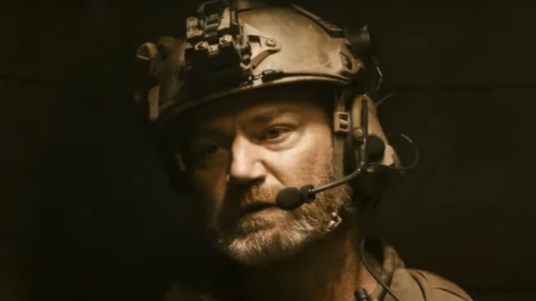 Full Metal wearing a helmet on Seal Team