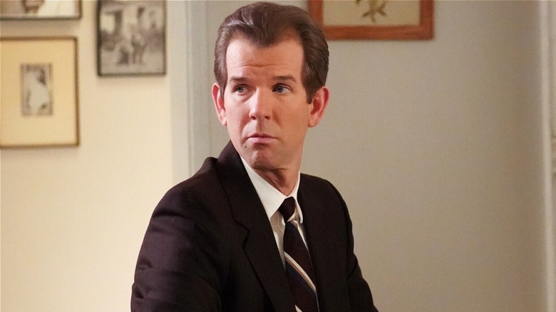 Pastor Jeff looking concerned in Young Sheldon