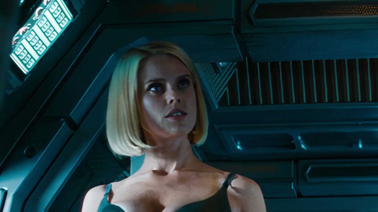 Carol Marcus looking bemused