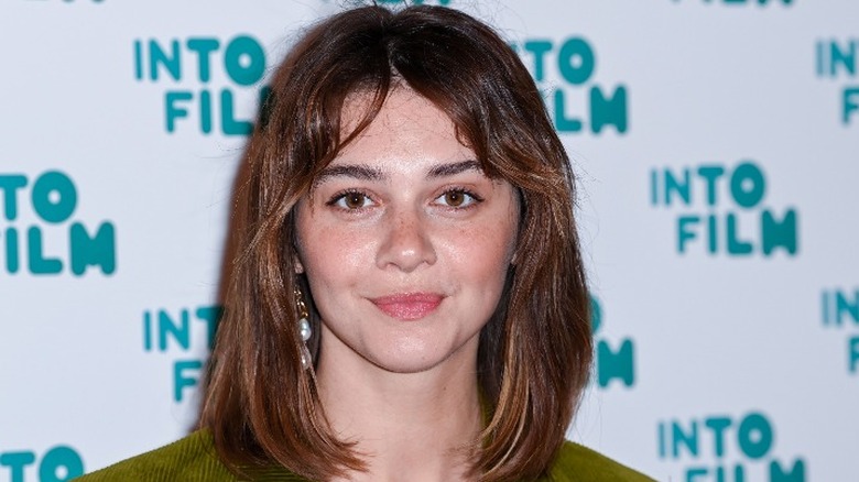 Emma Appleton attending a red carpet event